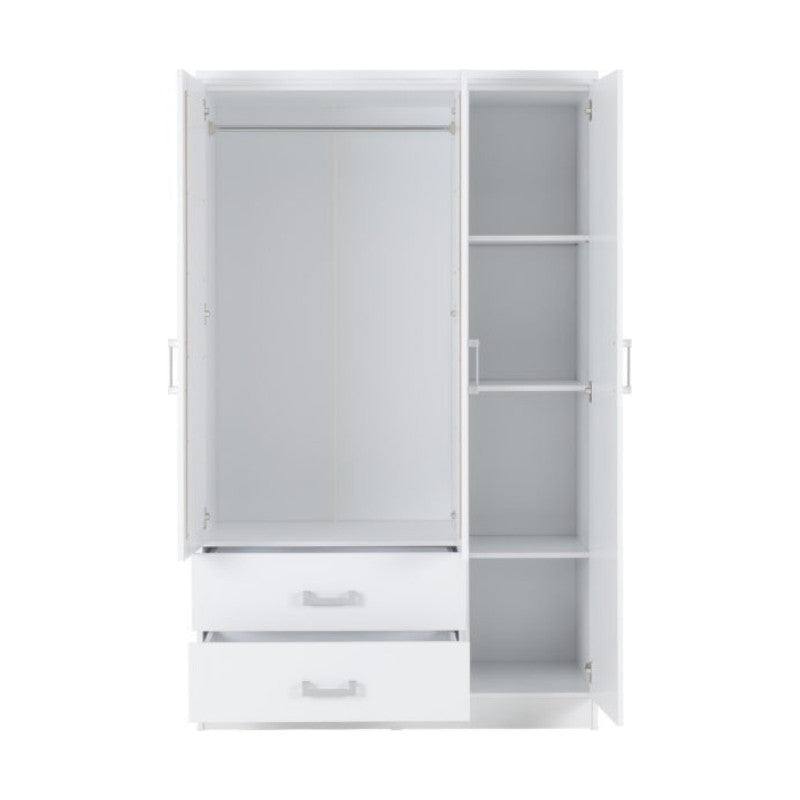 Charles 3 Door Mirrored Wardrobe - UK Online Furniture