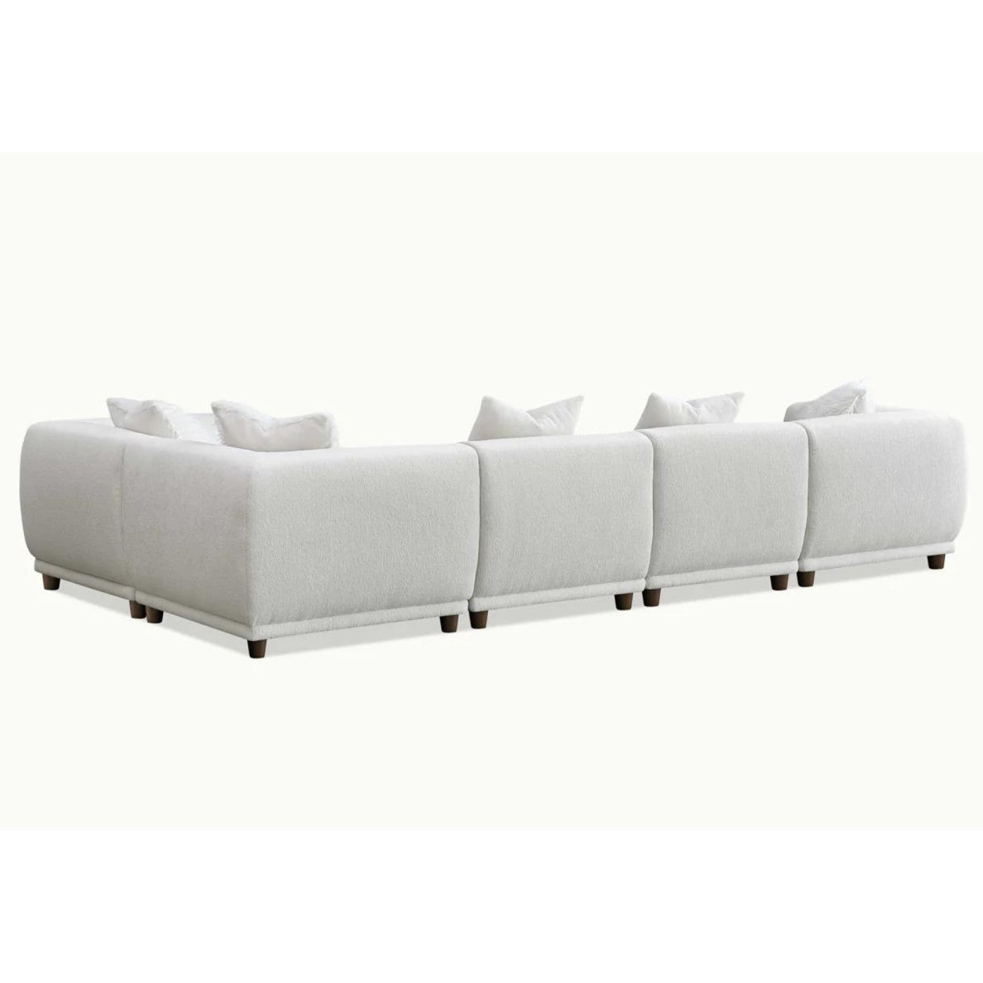 Lottie Modular Corner Sofa in Cream White - UK Online Furniture