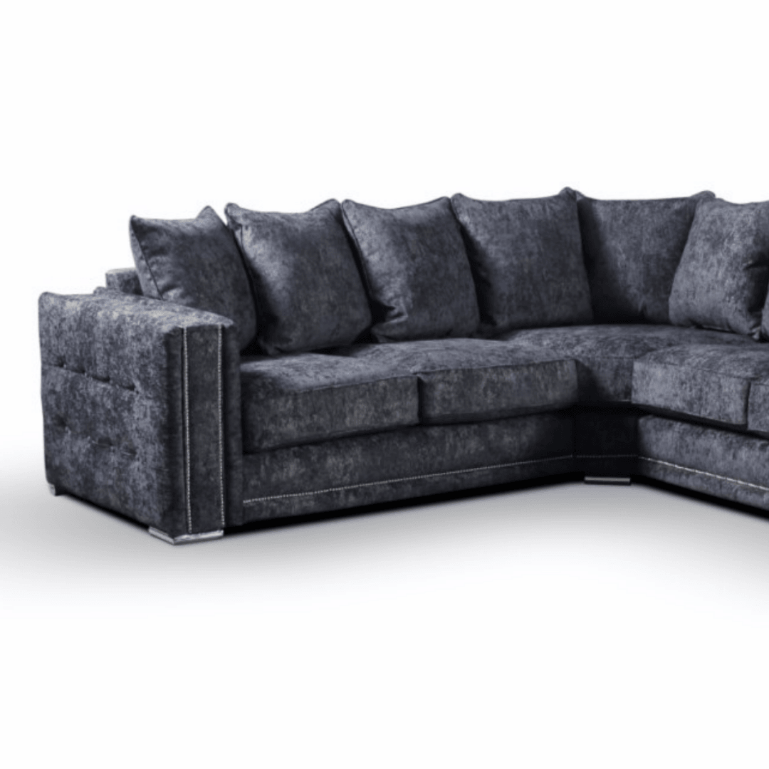 Bentley Scatter Back Corner Sofa Grey - UK Online Furniture