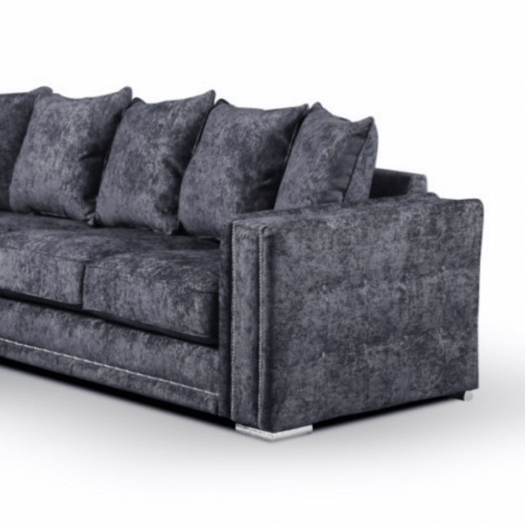Bentley Scatter Back Corner Sofa Grey - UK Online Furniture