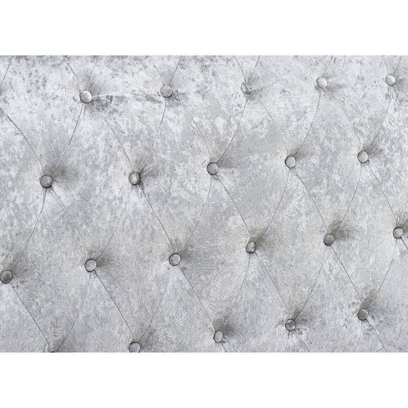 Casablanca Crushed Velvet Bed (Grey, Black, Teal, Blue+) - UK Online Furniture