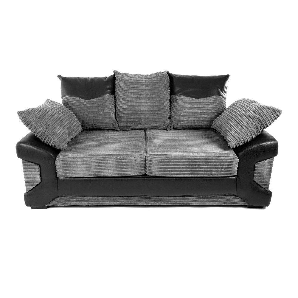 Dino 3+2 Sofa Set, 3 and 2 Seater Sofas in Grey or Brown - UK Online Furniture