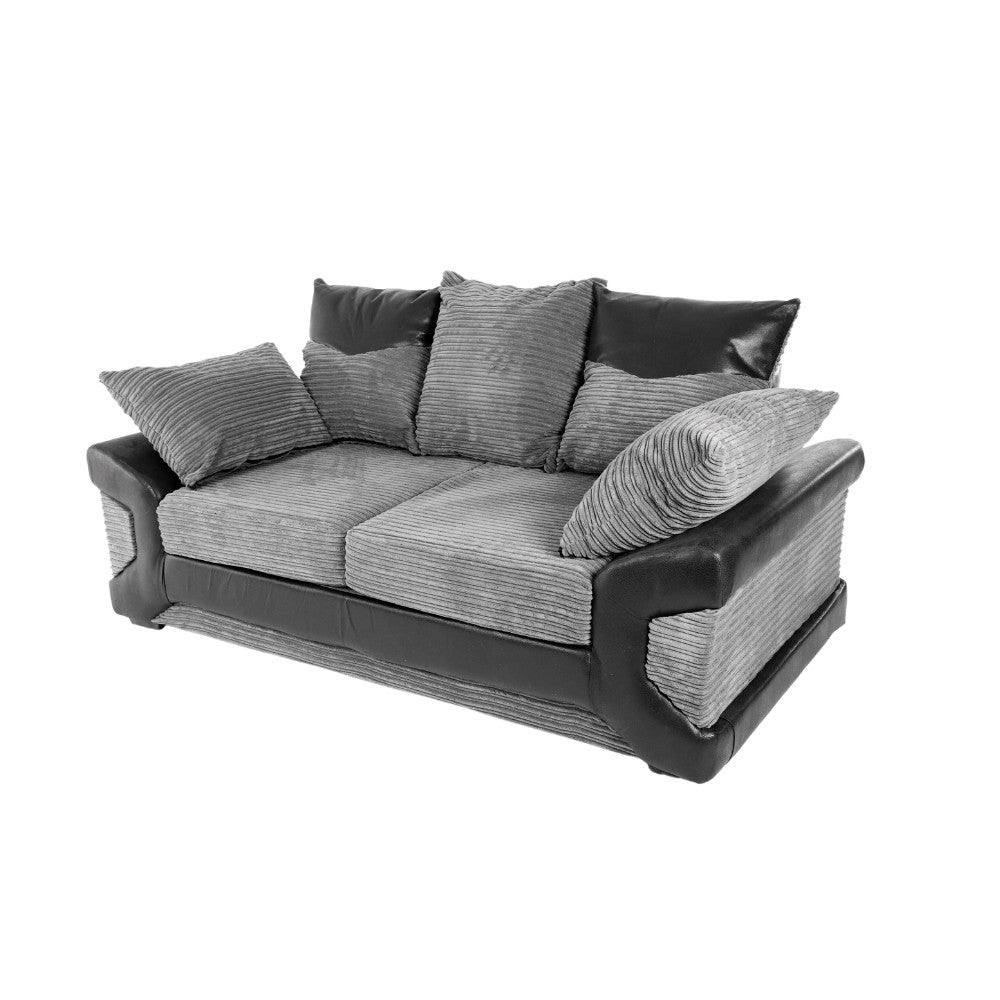 Dino 3+2 Sofa Set, 3 and 2 Seater Sofas in Grey or Brown - UK Online Furniture