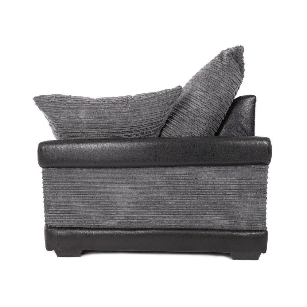 Dino 3+2 Sofa Set, 3 and 2 Seater Sofas in Grey or Brown - UK Online Furniture