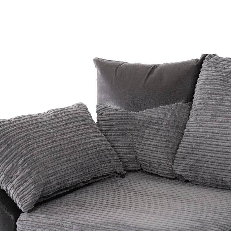 Dino 3+2 Sofa Set, 3 and 2 Seater Sofas in Grey or Brown - UK Online Furniture