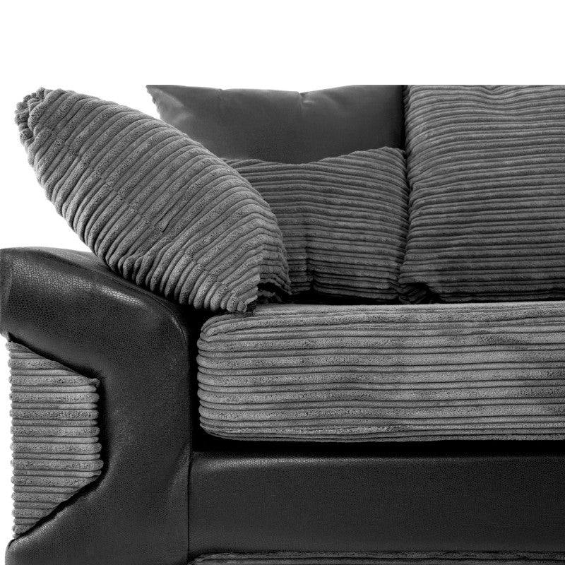 Dino 3+2 Sofa Set, 3 and 2 Seater Sofas in Grey or Brown - UK Online Furniture