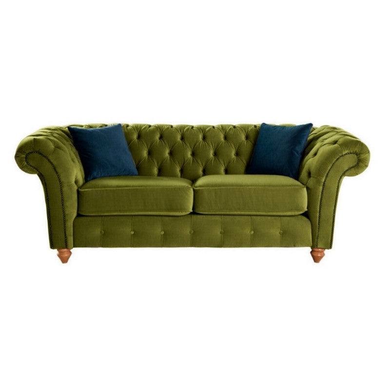 Bespoke Winchester Chesterfield 3+2 Sofa Set - Blue, Grey, Silver, Black, Green, Mustard - UK Online Furniture