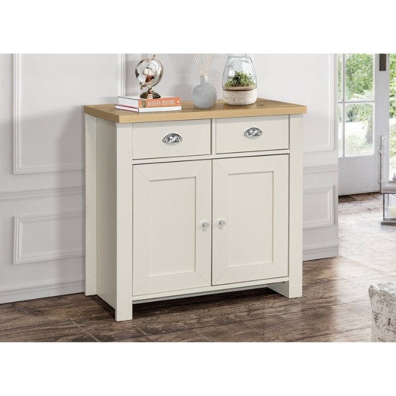 Highgate 2 Door 2 Drawer Sideboard - Cream, Navy, Grey - UK Online Furniture
