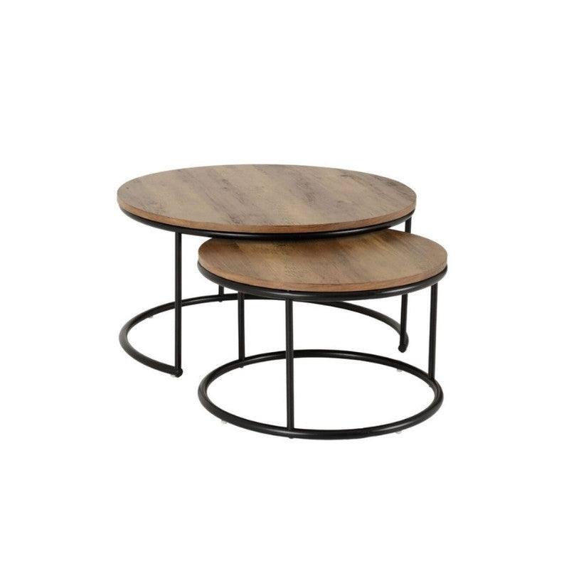 Quebec Round Coffee Table Set - UK Online Furniture