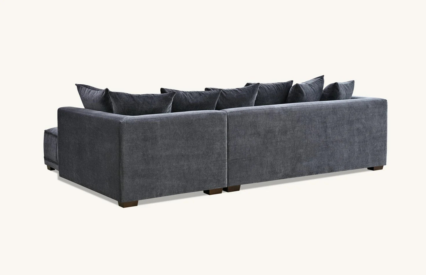 The Eclipse in Steel Velvet Grey