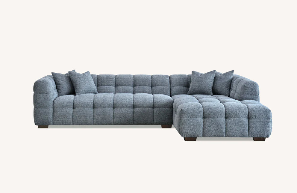 The Cloud 9 in Iron Boucle Fabric