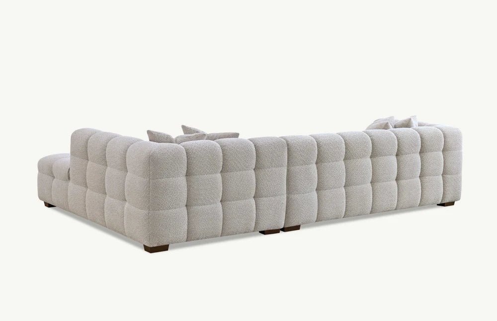 The Cloud 9 in Oatmeal Boucle Fabric