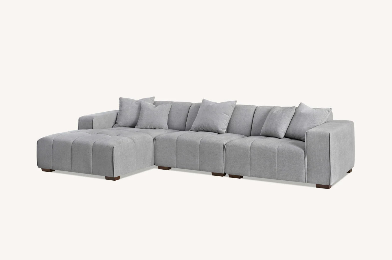 The Luna in Cloudy Grey Boucle