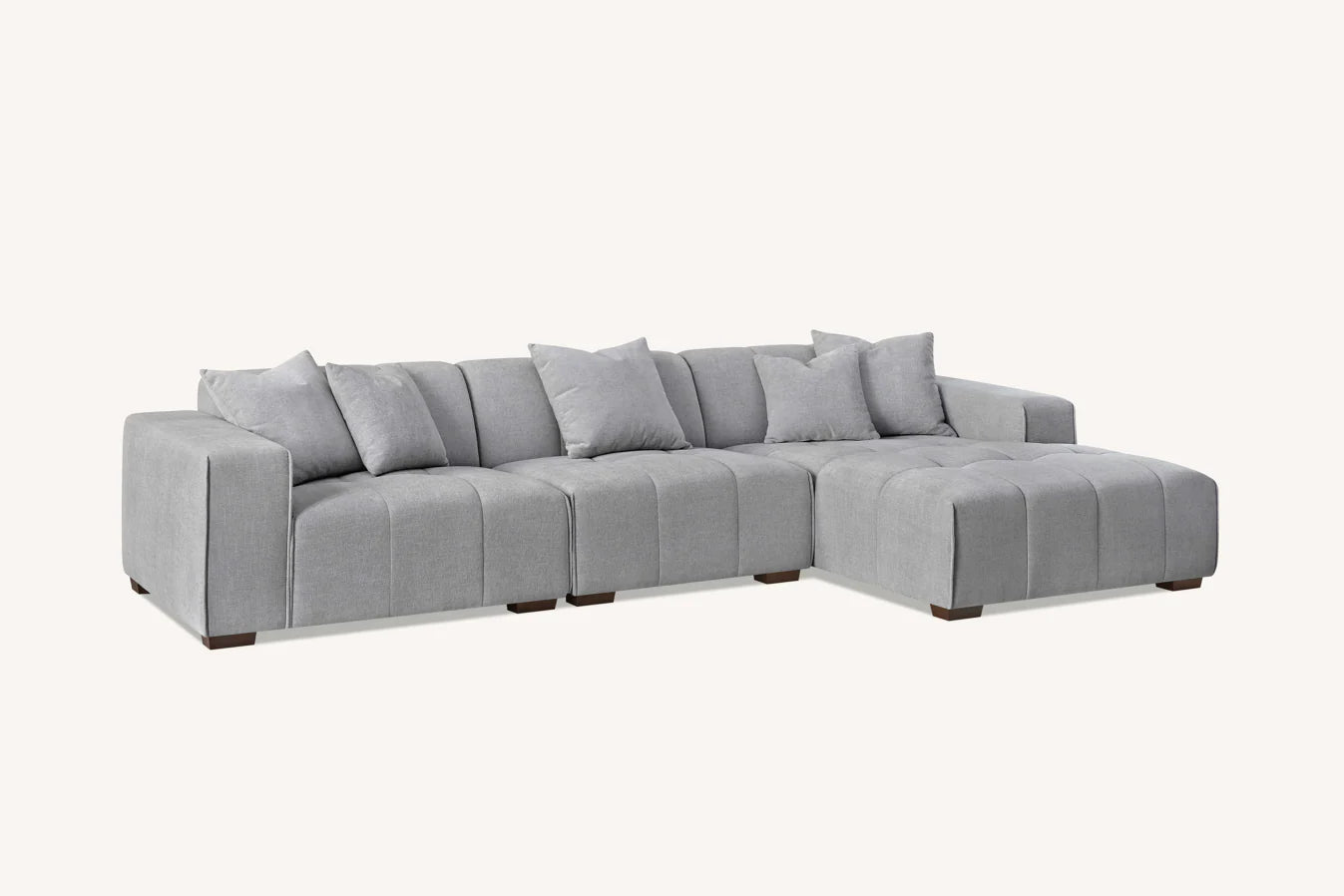 The Luna in Cloudy Grey Boucle