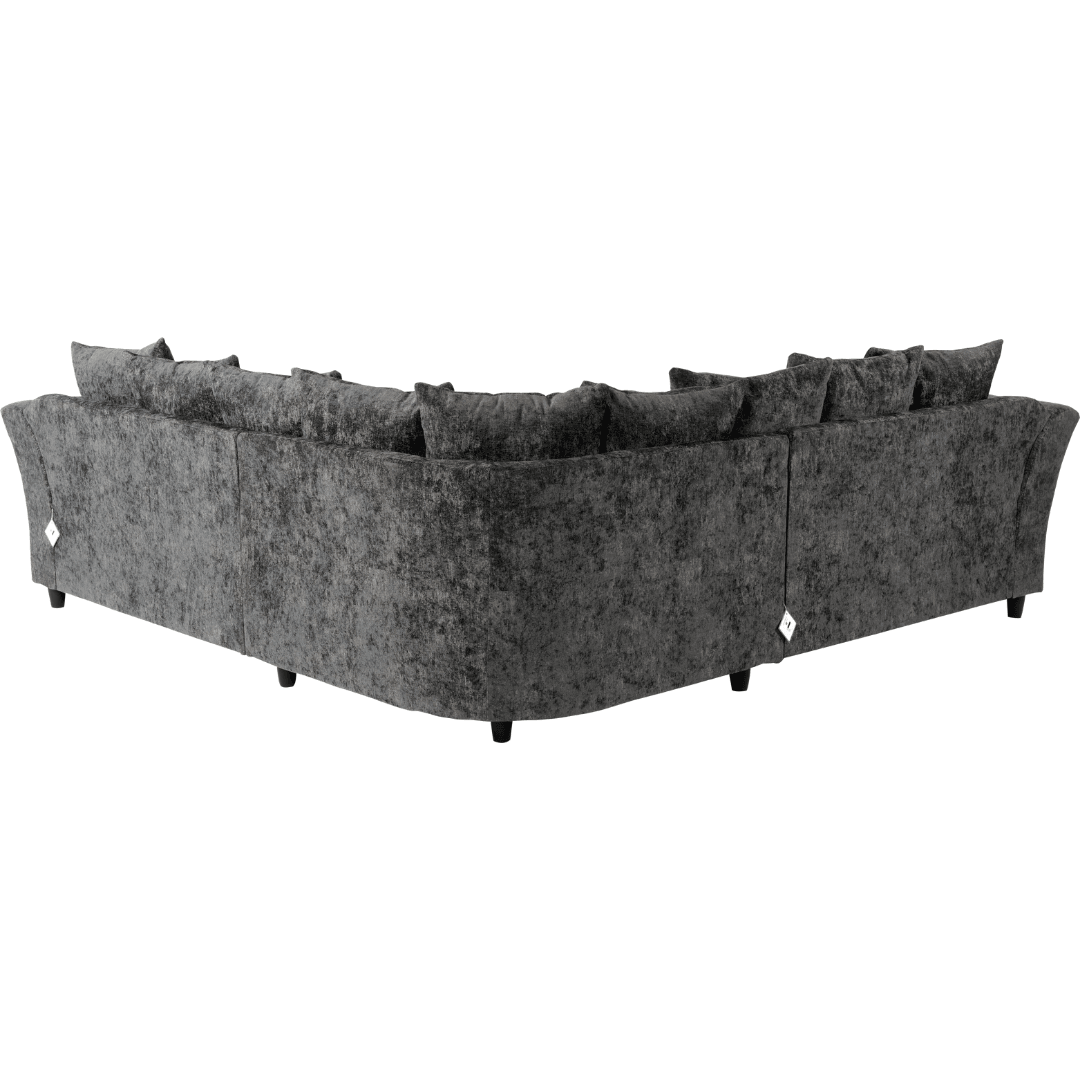Sky Scatter Back Corner Sofa in Grey or Beige - UK Online Furniture
