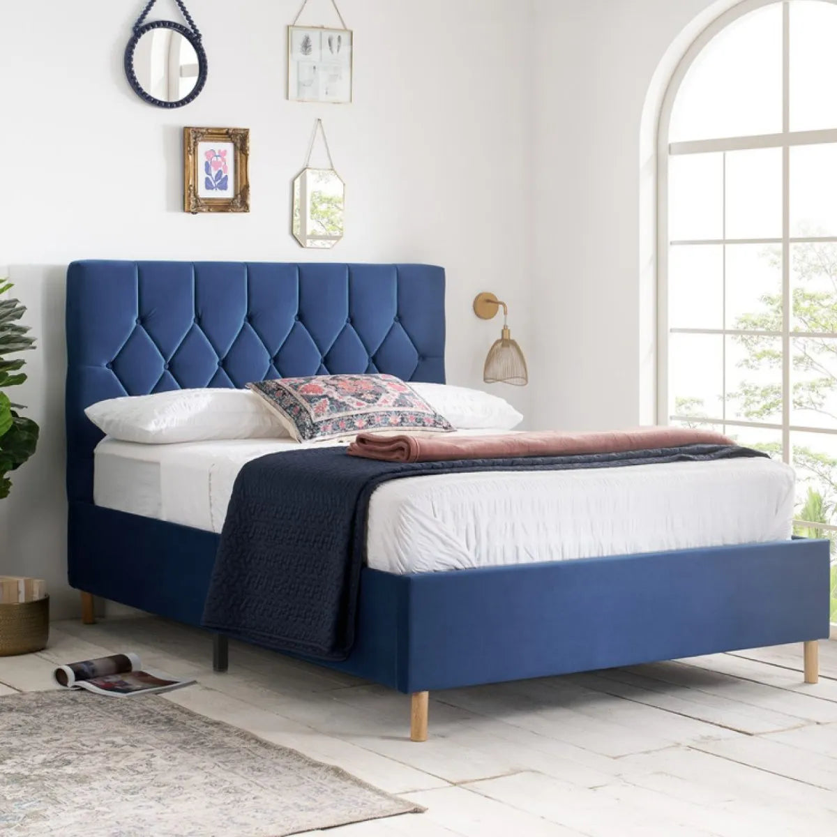Loxley Ottoman Fabric Bed
