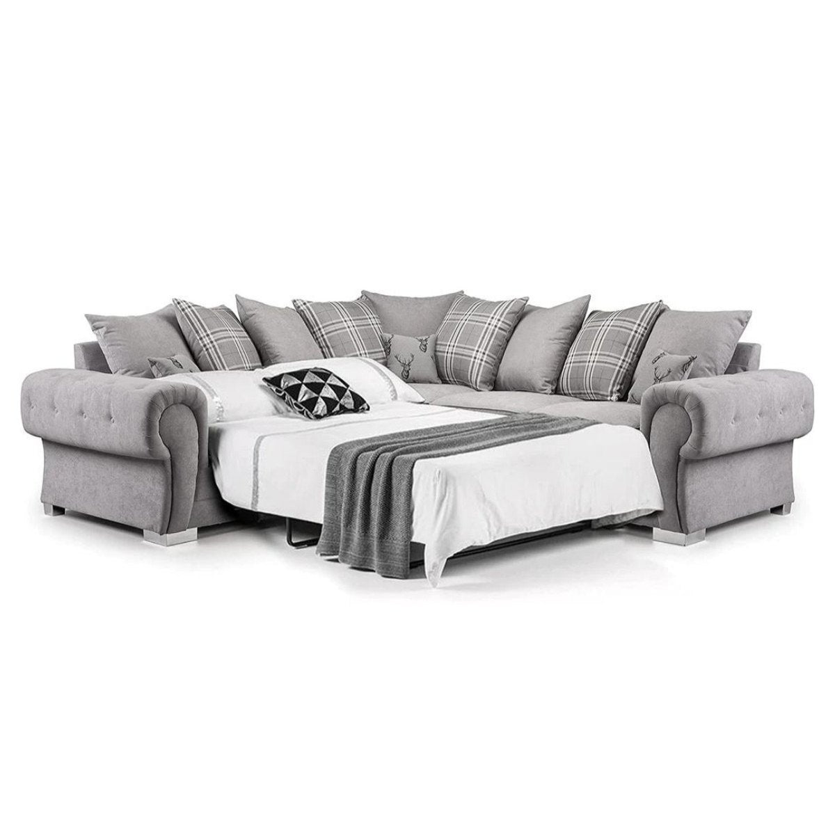 Verona Corner Sofa Bed Scatter Back - UK Online Furniture