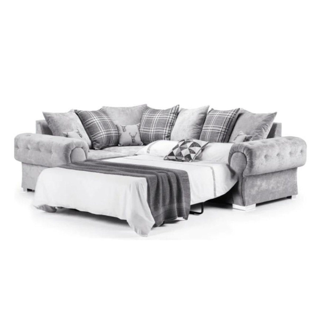 Verona Corner Sofa Bed Scatter Back - UK Online Furniture
