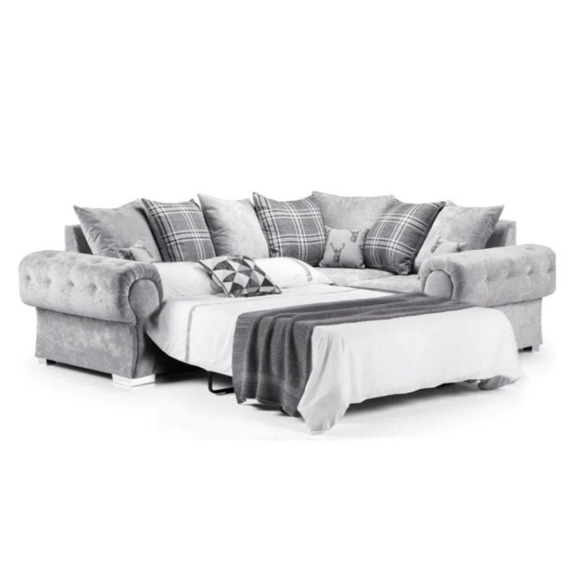Verona Corner Sofa Bed Scatter Back - UK Online Furniture