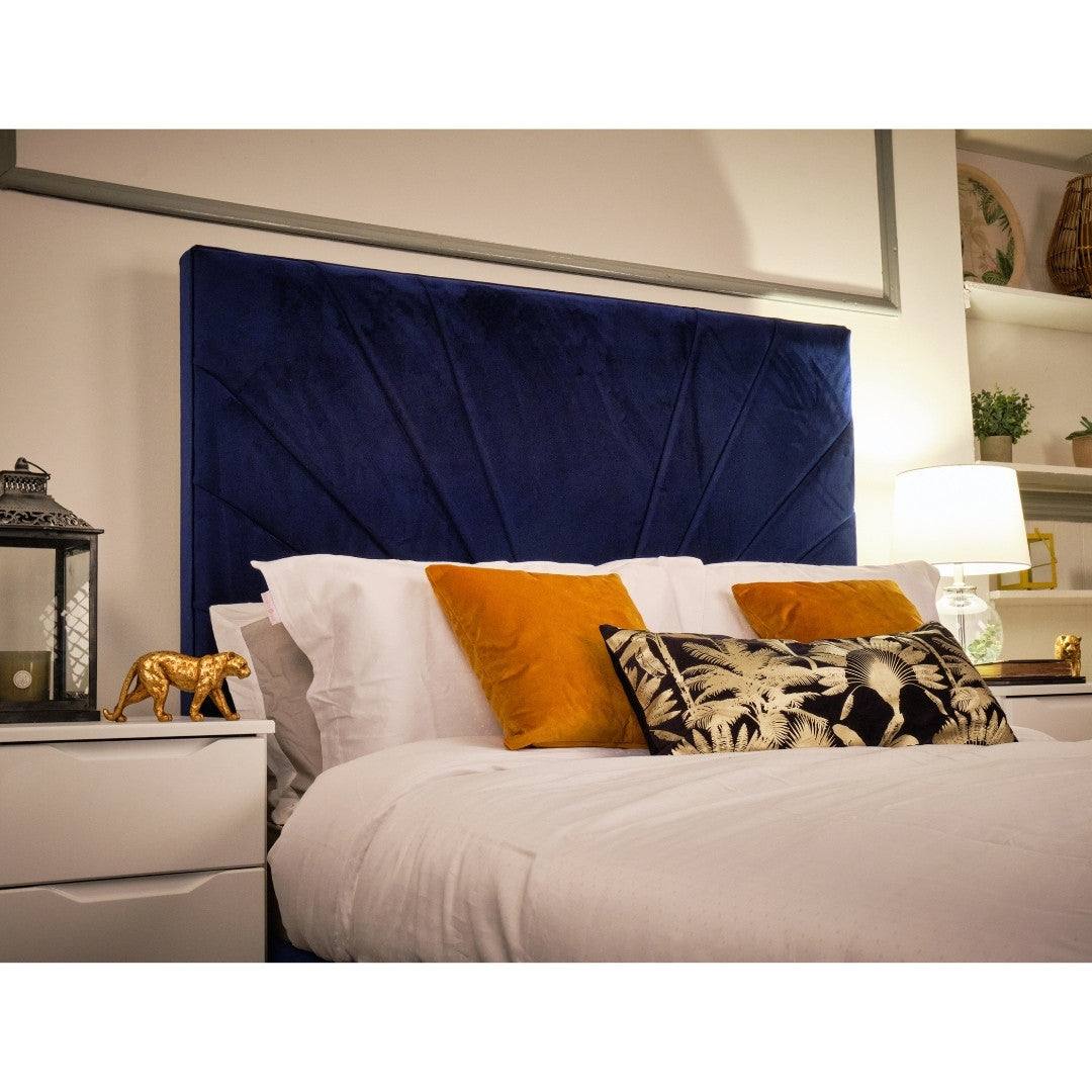 Palermo Bed - Velvet Ottoman Bed Frame - Double, King - UK Online Furniture