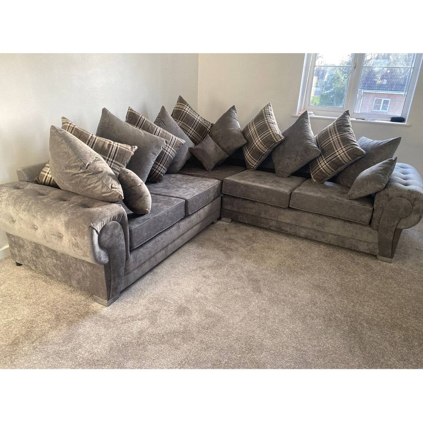 Verona Scatter Back 2C2 Corner Sofa 5 Seater - UK Online Furniture