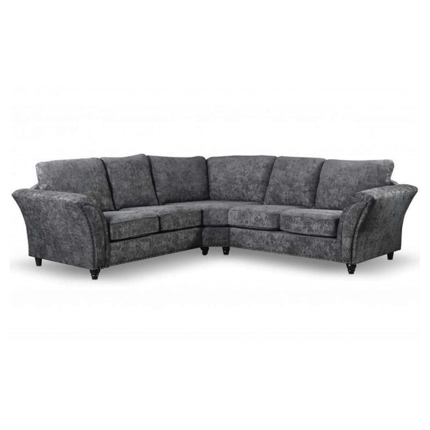Sky Full Back Corner Sofa in Grey - UK Online Furniture