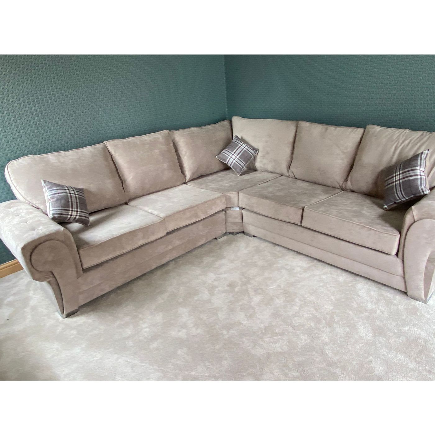 Verona Full Back 2C2 Corner Sofa 5 Seater - UK Online Furniture