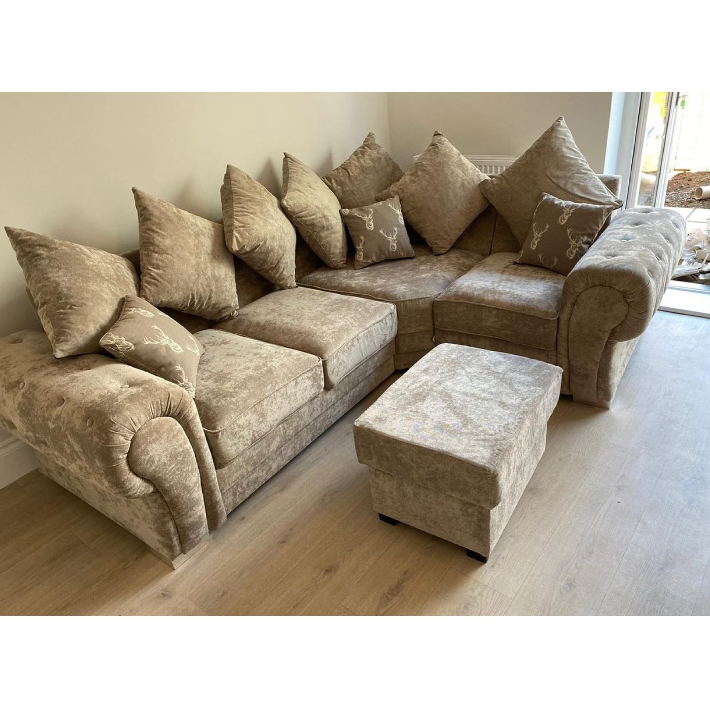 Verona Scatter Back 2C2 Corner Sofa 5 Seater - UK Online Furniture