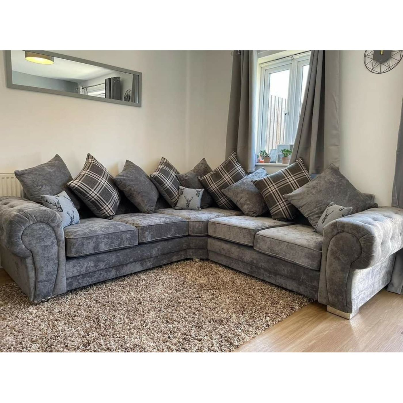Verona Scatter Back 2C2 Corner Sofa 5 Seater - UK Online Furniture