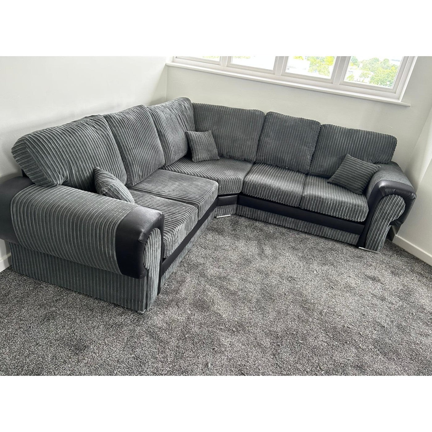 Tango Corner Sofa in Grey - UK Online Furniture