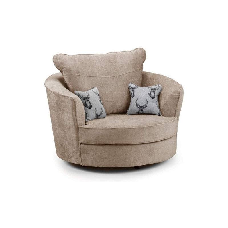 Verona 3+2 Sofa Set, 3 Seater, 2 Seater, Scatter Back (Grey, Mink) - UK Online Furniture