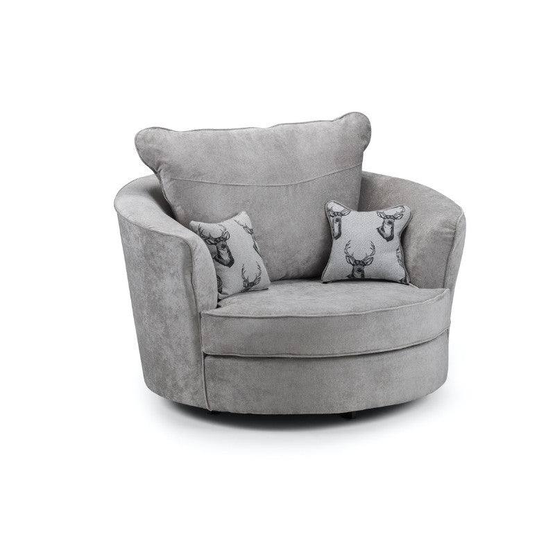 Verona 3+2 Sofa Set, 3 Seater, 2 Seater, Scatter Back (Grey, Mink) - UK Online Furniture