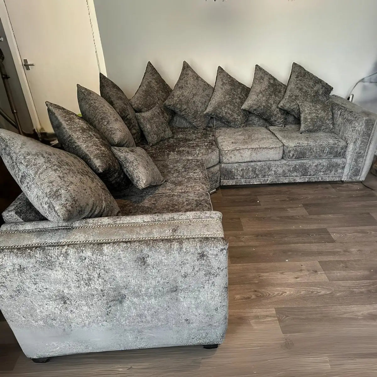 Bentley Scatter Back Corner Sofa Grey