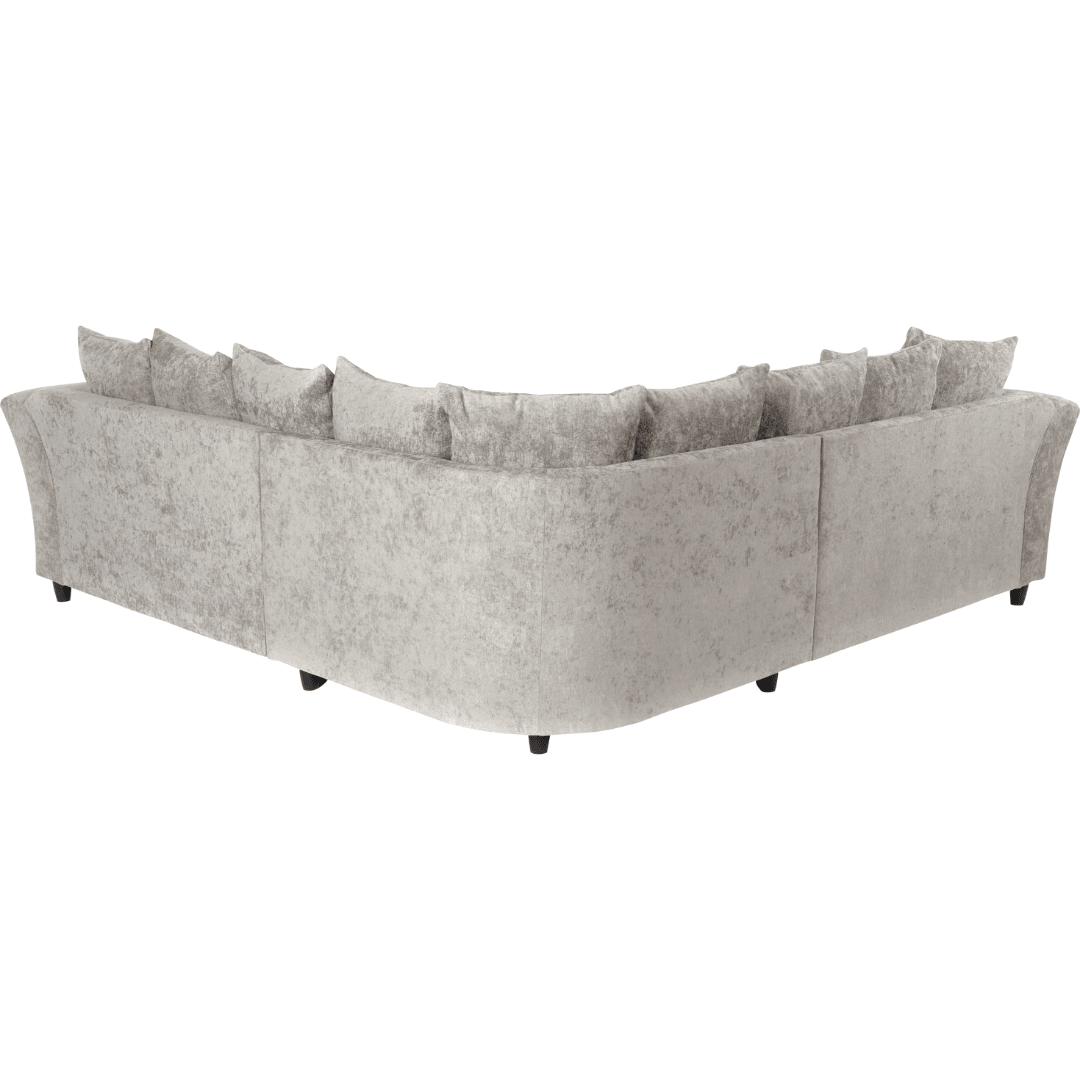 Sky Scatter Back Corner Sofa in Grey or Beige - UK Online Furniture